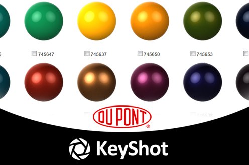 DuPont Paints for KeyShot Now