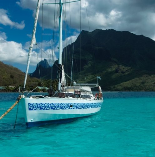 Tahiti anchorage