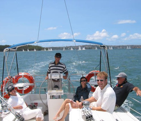 Sailing on Sydney Harbour