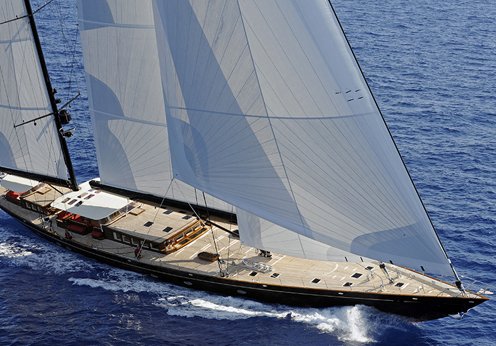 Sailing superyachts for