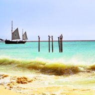 Enjoy a vacation in Aruba aboard a chartered watercraft.