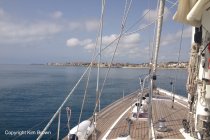 Living aboard a vessel in Mediterranean