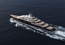 Motor Yacht GLEAM From Above