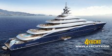 Oh buoy: that is Double Century, a 'gigayacht' costing £500million which has nine decks and certainly will rise 88 legs above the liquid