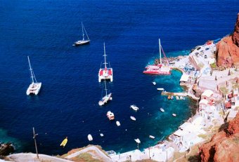 Yacht charter Santorini
